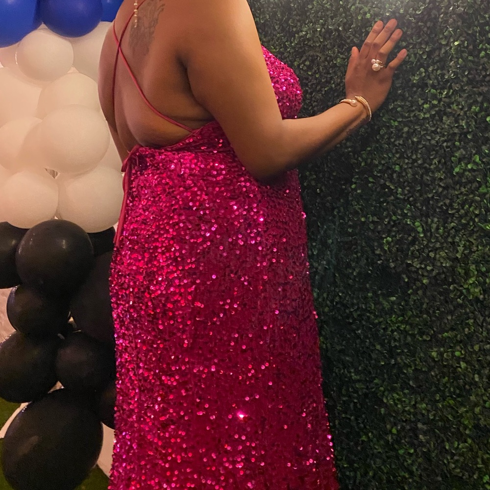 Squin Maxi Dress - Picture 2 of 5